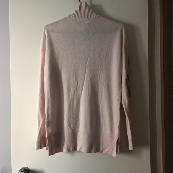 DUFFY 100% Cashmere THICK! Turtleneck Sweater M Muted Leopard Print Lilac - Picture 4 of 6